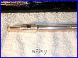 Vintage Artley 4-0 Flute Silver Head/B-foot & Wooden Piccolo Outstanding Cond