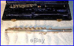 Vintage Artley 4-0 Flute Silver Head/B-foot & Wooden Piccolo Outstanding Cond