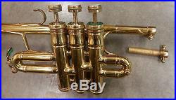 Vintage Couesnon Paris Monopole Conservatoires Piccolo Trumpet! NORESERVE