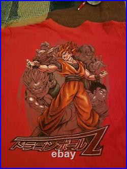 Vintage Dragon Ball Z Anime Promo Shirt L Super Saiyan Piccolo Gohan Goku Trunks