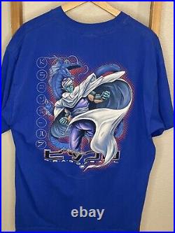 Vintage Dragon Ball Z Dated 1999 DBZ Tag XL Piccolo Jumbo Mullet Blue
