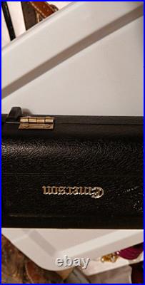 Vintage Emerson Concert Flute Closed Hole Keys Silver Color with Carrying Case