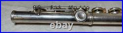 Vintage Emerson eld elkhart Indiana flute silver serial numbers 33765 olds case