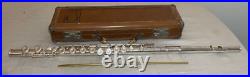Vintage Emerson eld elkhart Indiana flute silver serial numbers 33765 olds case