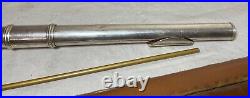 Vintage Emerson eld elkhart Indiana flute silver serial numbers 33765 olds case