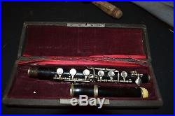 Vintage French Wood Piccolo in key of D made byd. Noblet very rare model
