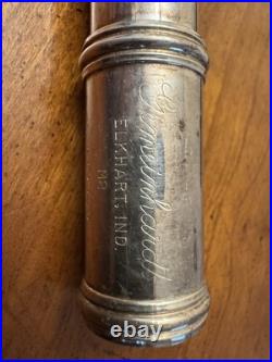 Vintage Gemeinhardt M2 Flute with Original Hard Case Elkhart Indiana Silver Band