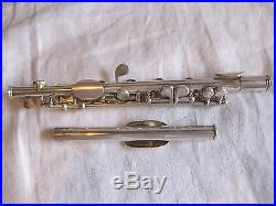 Vintage Gemeinhardt Solid Silver KG Special Piccolo with Hard Case SN 62020