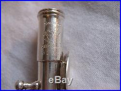 Vintage Gemeinhardt Solid Silver KG Special Piccolo with Hard Case SN 62020