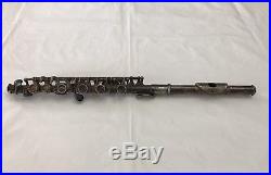 Vintage Gemeinhardt Solid Silver Piccolo Flute Needs Some Work
