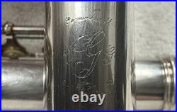 Vintage Gemeinhardt Sterling M3 Open Hole Inline G Of C Flute With Caps And Case