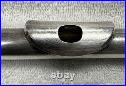 Vintage Gemeinhardt Sterling M3 Open Hole Inline G Of C Flute With Caps And Case