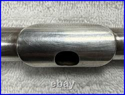 Vintage Gemeinhardt Sterling M3 Open Hole Inline G Of C Flute With Caps And Case