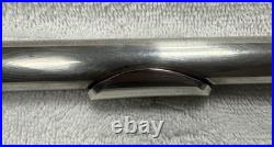 Vintage Gemeinhardt Sterling M3 Open Hole Inline G Of C Flute With Caps And Case