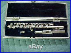 Vintage H. Bettoney Db Sterling Silver Piccolo, EXCELLENT Reconditioned