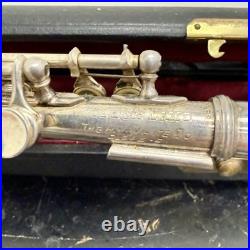 Vintage H. N. White Company Cleveland Silver Piccolo W Case
