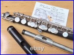 Vintage Handmade Artley Seaman Wood & Silver Piccolo with 2 Headjoints & New Case