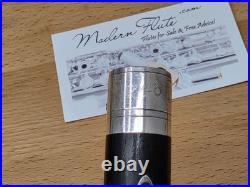 Vintage Handmade Artley Seaman Wood & Silver Piccolo with 2 Headjoints & New Case