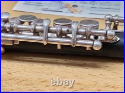 Vintage Handmade Artley Seaman Wood & Silver Piccolo with 2 Headjoints & New Case