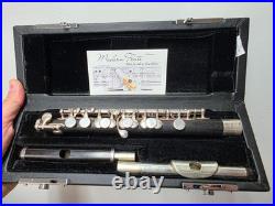 Vintage Handmade Artley Seaman Wood & Silver Piccolo with 2 Headjoints & New Case