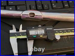 Vintage Haynes Sterling Silver Handmade C Flute Headjoint Professional