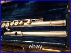 Vintage Kohlert & Co Winnenden silver flute & case Vintage Kohlert & Co Winnenden silver flute & case