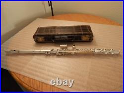 Vintage Kohlert & Co Winnenden silver flute & case Vintage Kohlert & Co Winnenden silver flute & case