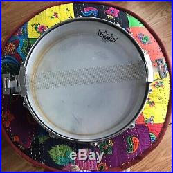 Vintage Pearl Drums Free Floating 3.5 X 14 Brass Free Floater Piccolo Snare Drum