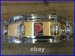 Vintage Premier 14 x 4 Piccolo Birch Snare Drum 2044