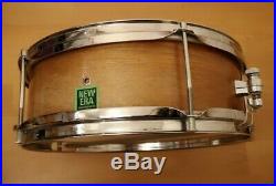 Vintage Premier New Era 12 X 4 Piccolo Snare Drum in Natural Mahogany Finish