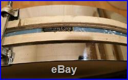 Vintage & Rare John Grey Aqua Marine Pearl Pancake Piccolo Snare Drum 14 X 1