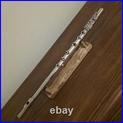Vintage SM Folk Flute / Fife Made in Japan- Metal Side Blown Rare Keyed Design