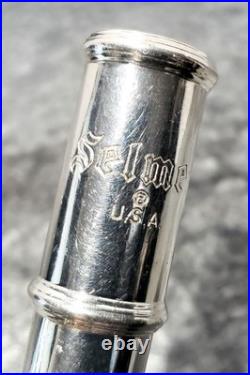 Vintage Selmer USA Flute SILVER 74875 Nice