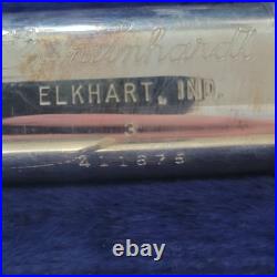 Vintage Silver Plated Model 3 French Style Gemeinhardt Student Flute & Hard Case Vintage Silver Plated Model 3 French Style Gemeinhardt Student Flute & Hard Case