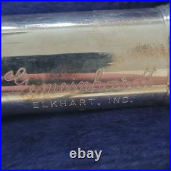 Vintage Silver Plated Model 3 French Style Gemeinhardt Student Flute & Hard Case