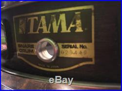 Vintage Tama Rosewood Piccolo Snare 14 X 3 Super Rare Made In Japan