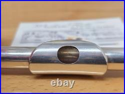 Vintage Uebel Handmade German Professional C Piccolo with Split E Grenadilla Wood