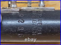 Vintage Uebel Handmade German Professional C Piccolo with Split E Grenadilla Wood