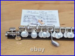 Vintage Uebel Handmade German Professional C Piccolo with Split E Grenadilla Wood