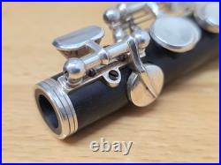Vintage Uebel Handmade German Professional C Piccolo with Split E Grenadilla Wood