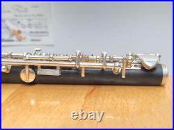 Vintage Uebel Handmade German Professional C Piccolo with Split E Grenadilla Wood
