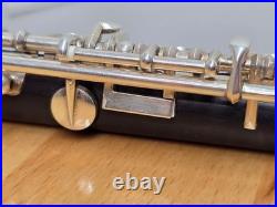 Vintage Uebel Handmade German Professional C Piccolo with Split E Grenadilla Wood
