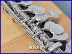 Vintage Uebel Handmade German Professional C Piccolo with Split E Grenadilla Wood