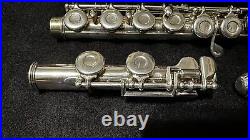 Vintage WT Armstrong Elkhart Ind. #104 Flute Serial 5 1941 + Carrying Case