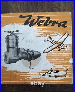 Vintage Webra Piccolo Special 49 Engine Motor RC R/C Rare Experimental w box