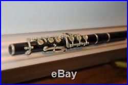 Vintage Wood Piccolo Woodwind Musical Instrument Band Orchestral Antique Wooden
