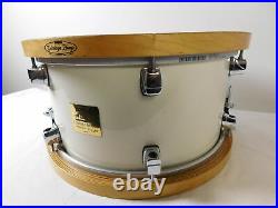 Vintage Yamaha Akira Jimbo Signature Snare Drum White Wooden Hoop Discontinued