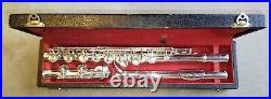 Vintage french rare Couesnon Moyse flute c. 1930 in case A=440Hz