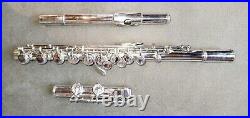 Vintage french rare Couesnon Moyse flute c. 1930 in case A=440Hz