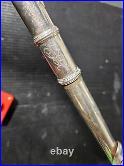 Vintage silverplated Flute JL